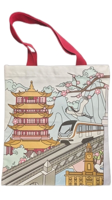 Ψηφιακή έγχρωμη εκτύπωση Tote Bag Non Woven προωθητικές τσάντες 14 Oz