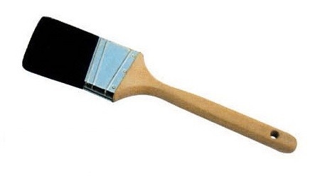 Ξύλινη λαβή Μαύρο βερνίκι με μαλακές λεπτές τρίχες, διπλό βρασμένο