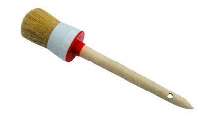 Βούρτσα κεριού επίπλων OEM White Bristle Chalk Paint Brushes