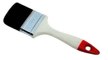 Πινέλο βαφής με μαύρη τρίχα φυσική ίνα 40mm 70mm