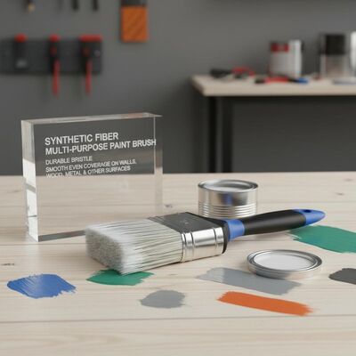 Σύνθετη ίνα πολλαπλής χρήσης βούρτσα χρώματος ανθεκτική βέλη σχεδιασμένη για ομαλή και ομοιόμορφη κάλυψη σε τοίχους ξύλο μέταλλο και άλλες επιφάνειες